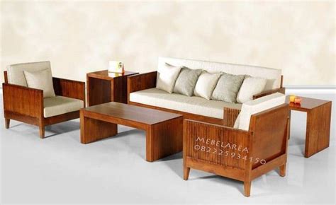 furniture set kursi tamu kayu jati solid terbaru