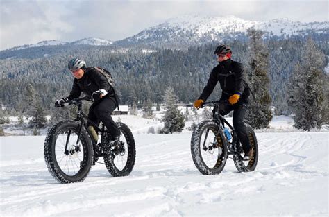 Snow Fun Clunky Bikes With Fat Tires Catching On