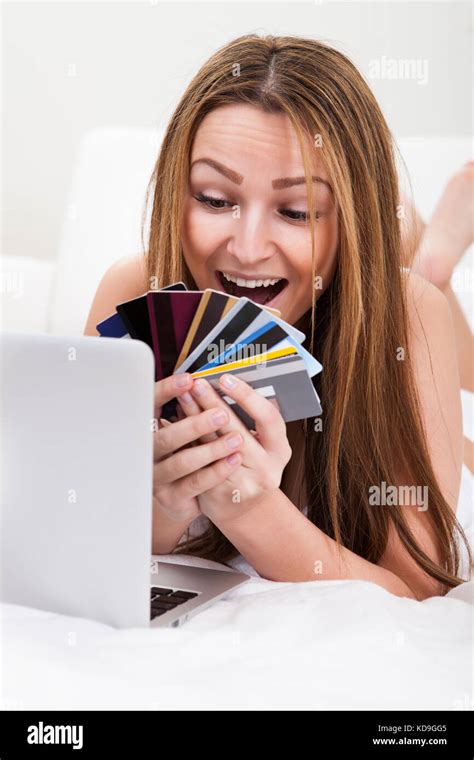Woman And Shopping And Credit Card Hi Res Stock Photography And Images