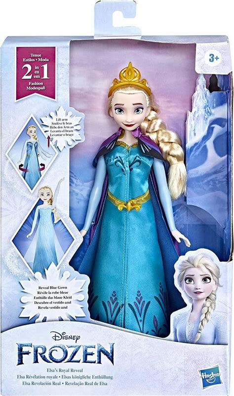 Hasbro Disney Frozen Elsas Royal Reveal Elsa Doll With 2 In 1 Fashion