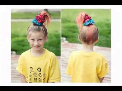 Mostly for practice last weekend. crazy hair ideas for school - YouTube