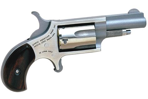 North American Arms 22lr Mini Revolver With Rosewood Grips Sportsman