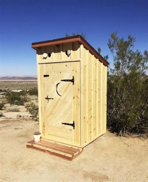 16 Outhouse Plans Simple And Modern Designs