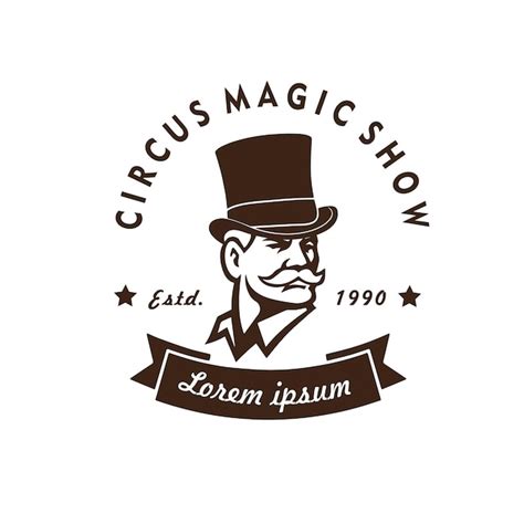 Premium Vector Circus Magic Show Vector Illustration