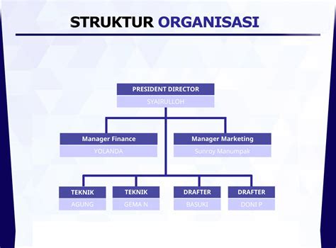 Struktur Organisasi Konsultan Homecare Riset