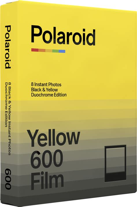 Polaroid Duochrome Film For 600 Black And Yellow Edition