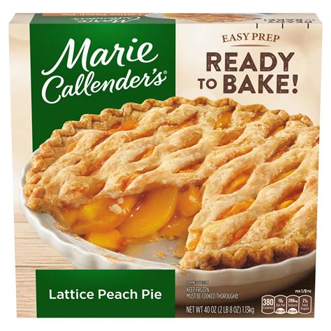 Marie Callenders Lattice Peach Pie Shop Desserts And Pastries At H E B