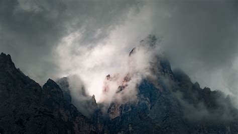 2560x1440 Mountains Fog Winter Morning 1440p Resolution Hd 4k