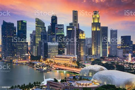 Singapore City Skyline Stock Photo Download Image Now Istock