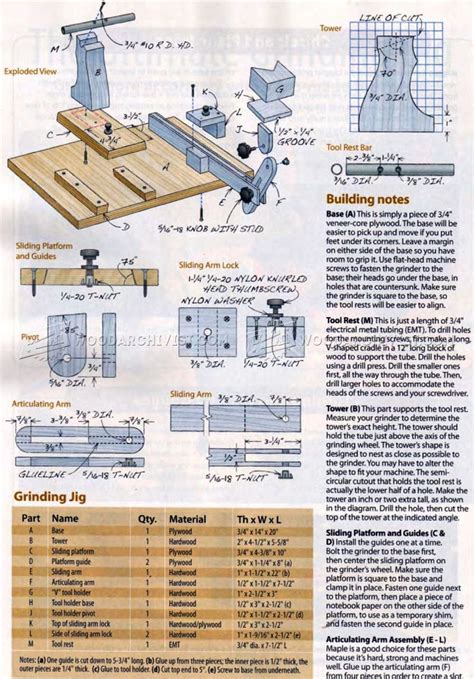 844 The Ultimate Grinding Jig Lathe Sharpening Jig Homemade Tools