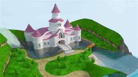 Peachs Castle Remake From Mario 64 Works In Progress Blender