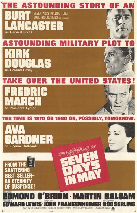 Seven Days In May Movie Posters At Seven Days In May