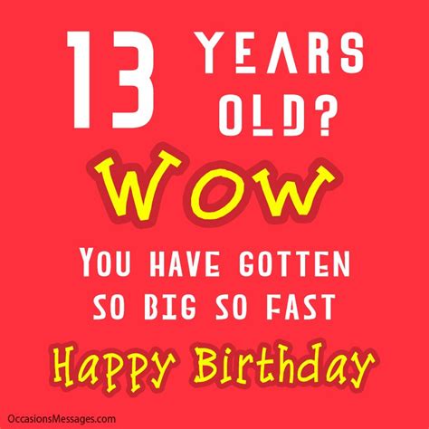 Happy 13th Birthday Wishes Cute 13th Birthday Messages 9cf