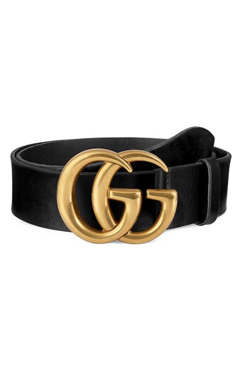 Gucci Running Gold Leather Belt Nordstrom