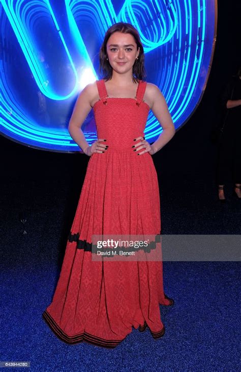 Maisie Williams Attends The Warner Music And Ciroc Brit Awards After