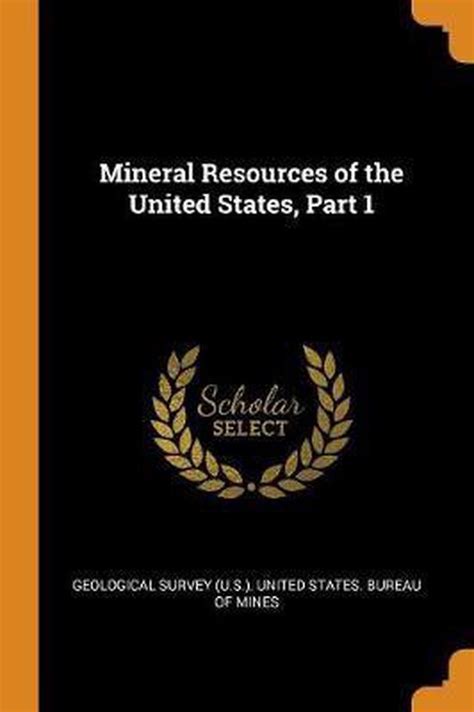 Mineral Resources Of The United States Part 1 9780344364693 Boeken