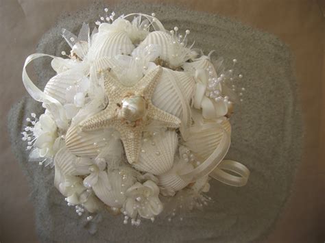 Your home for all things design. Oh One Fine Day: SEASHELL WEDDING BOUQUETS...