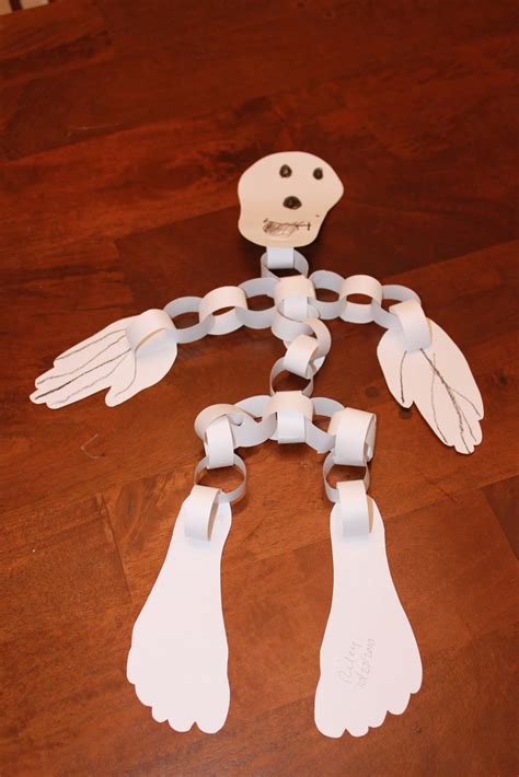 Craftin Texan Paper Chain Skeleton