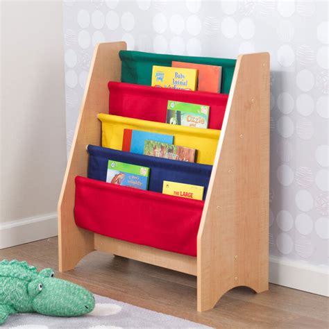 Kidkraft Sling Bookshelf Primary And Natural Toys R Us Canada