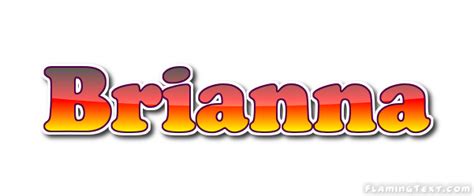 Brianna Logo Free Name Design Tool From Flaming Text
