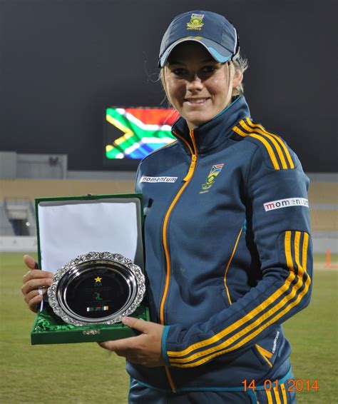 Dane Van Niekerk Took Three Wickets To Be Named The Player Of The Match