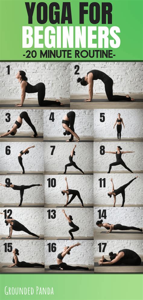 The 20 Minute Yoga Routine Every Beginner Needs Grounded Panda Yoga