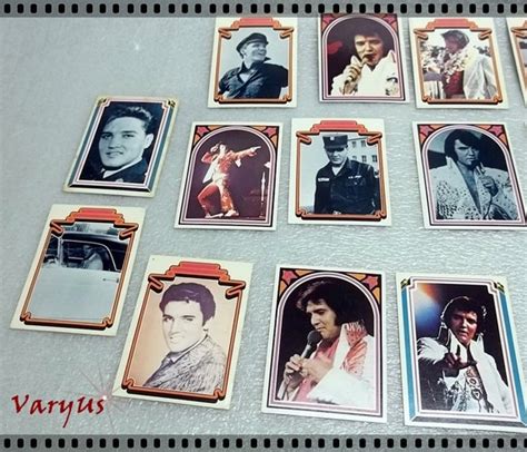 Elvis Presley Cards Trading Cards The King C 1978 By Varyus