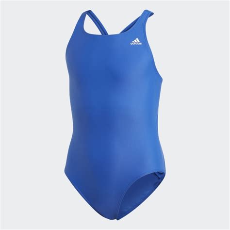 Adidas Solid Fitness Swimsuit Blue Adidas Uk