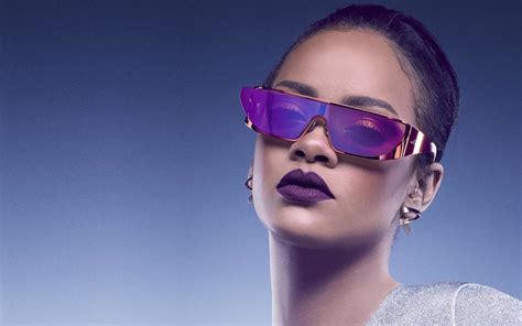rihanna in dior sunglasses sfondi gratuiti per 1440x900