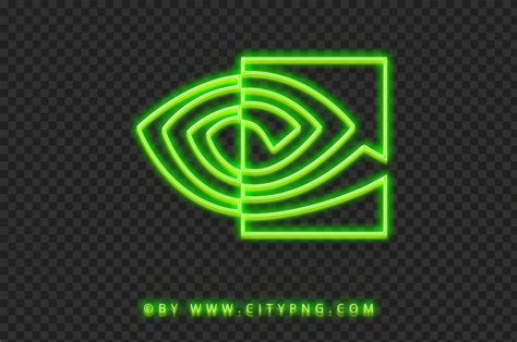 Nvidia Eye Green Neon Logo Icon Png Citypng
