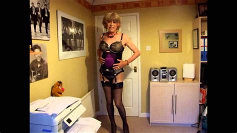 Crossdresser In Sexy Lingerie Youtube