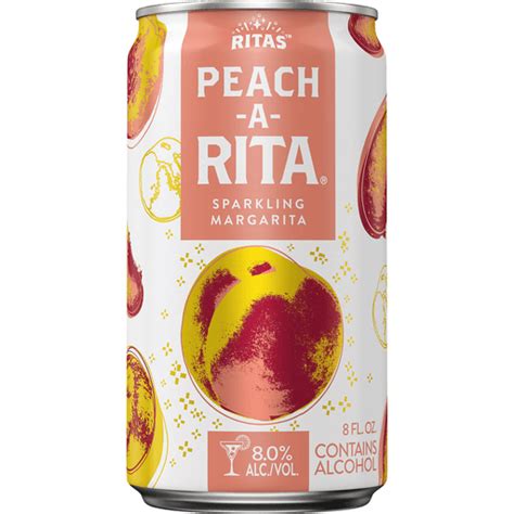 Ritas Peach A Rita Peach A Rita Peach Malt Beverage 8 Fl Oz Can 8