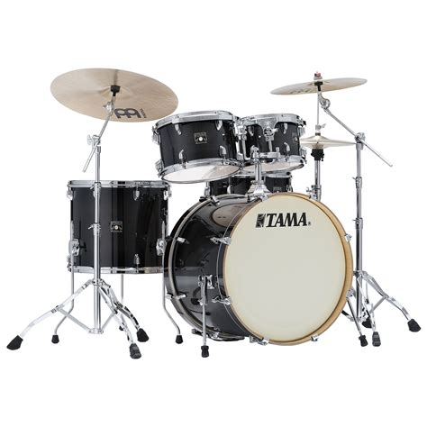 Tama Superstar Classic Cl52kr Tpb 22 Transparent Black Burst Drum Kit