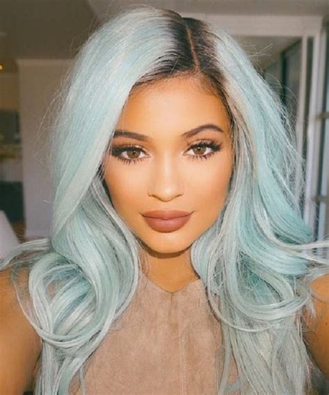 Selecting a hair color doesn't always come down to matching a shade to your eyes. Women Grey Blue Hair Color Trends for all Season and all ...