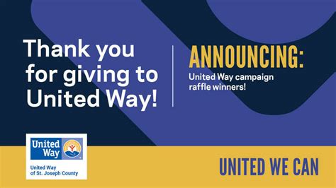 United Way Raffle Drawing Winners Announced Latest Ndworks