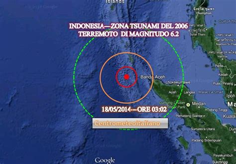 Quando ho sentito la scossa mi sono alzato. Terremoto oggi Indonesia, 18 maggio 2014, scossa M 6.2 ...
