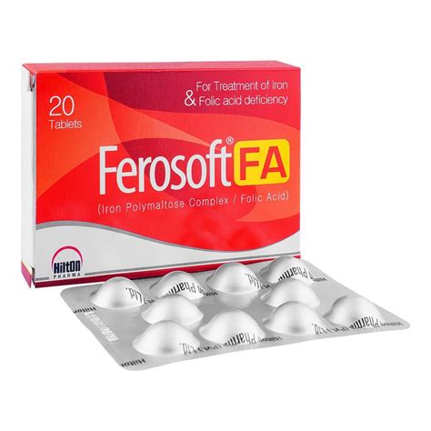 Purchase Hilton Pharma Ferosoft Fa Tablet 20 Pack Online At Special