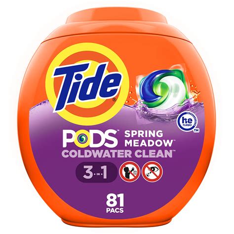 Tide Pods Laundry Detergent Soap Pods Spring Meadow 81 Count Buy
