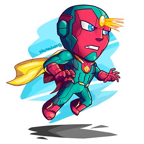 Vision Chibi By Shamserg On Deviantart Marvel Cartoons Avengers