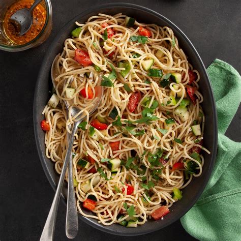 Italian Spaghetti Salad Recipe Recipe How To Make It Taste Of Home
