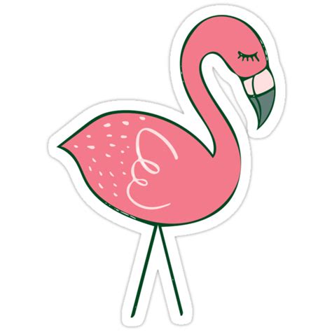 Campsite Flamingos Stickers By Jmhurd Redbubble