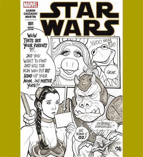 Frank Cho Outrage Sketch Covers For Star Wars And Power Girl