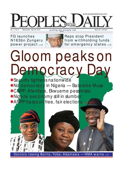 Peoples Daily Newspaper, Wednesday 29, May, 2013 by Peoples Media Limited - Issuu