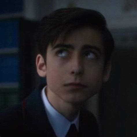 He blinks you two out of the apartment. Aidan Gallagher🍒 in 2020 | Umbrella, Academy, Umbrella art