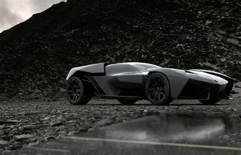 This Lamborghini Is The Batmobile Of Your Nightmares Driving