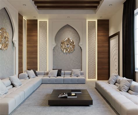 Living Room Islamic Interior Design Islamic Interior Modern Behance