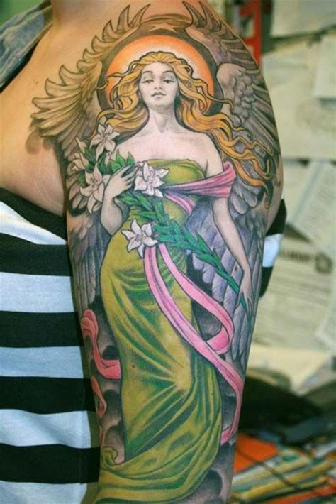 20 Best Guardian Angel Tattoos Images On Pinterest
