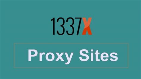 1337x Proxy List Best Mirror Sites To Unblock 1337x 2020 New Updates