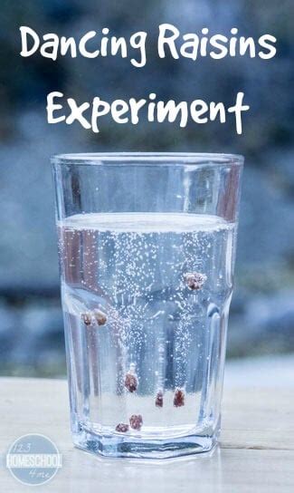 Dancing Raisins Science Experiment With Baking Soda And Vinegar