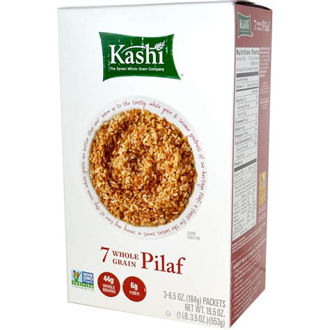 Kashi 7 Whole Grain Pilaf 3 Packets 65 Oz 184 G Each Iherb